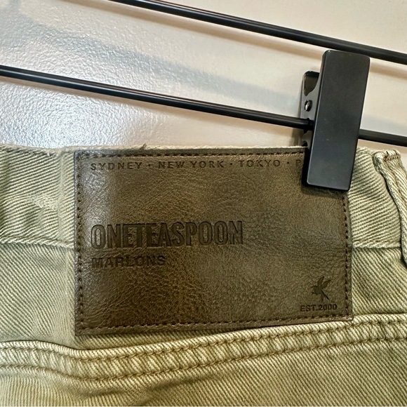 NWT One Teaspoon Super Khaki Marlons Shorts Size 24 - Picture 5 of 7
